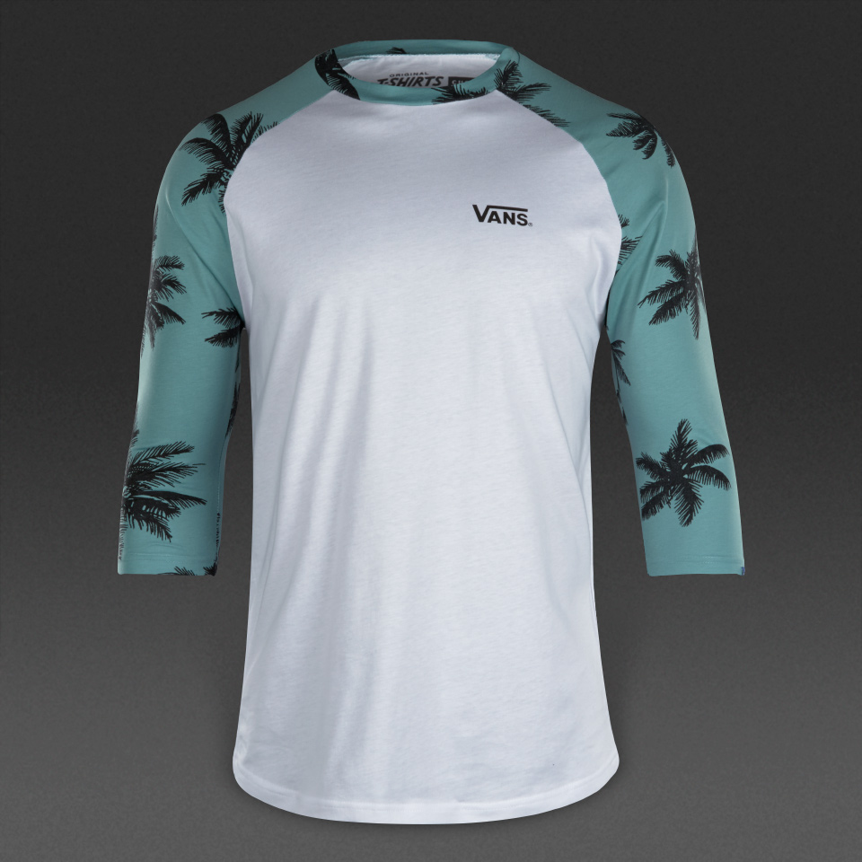Vans Fronds Raglan 3/4 Sleeve Tee White/Los Psychos for Men